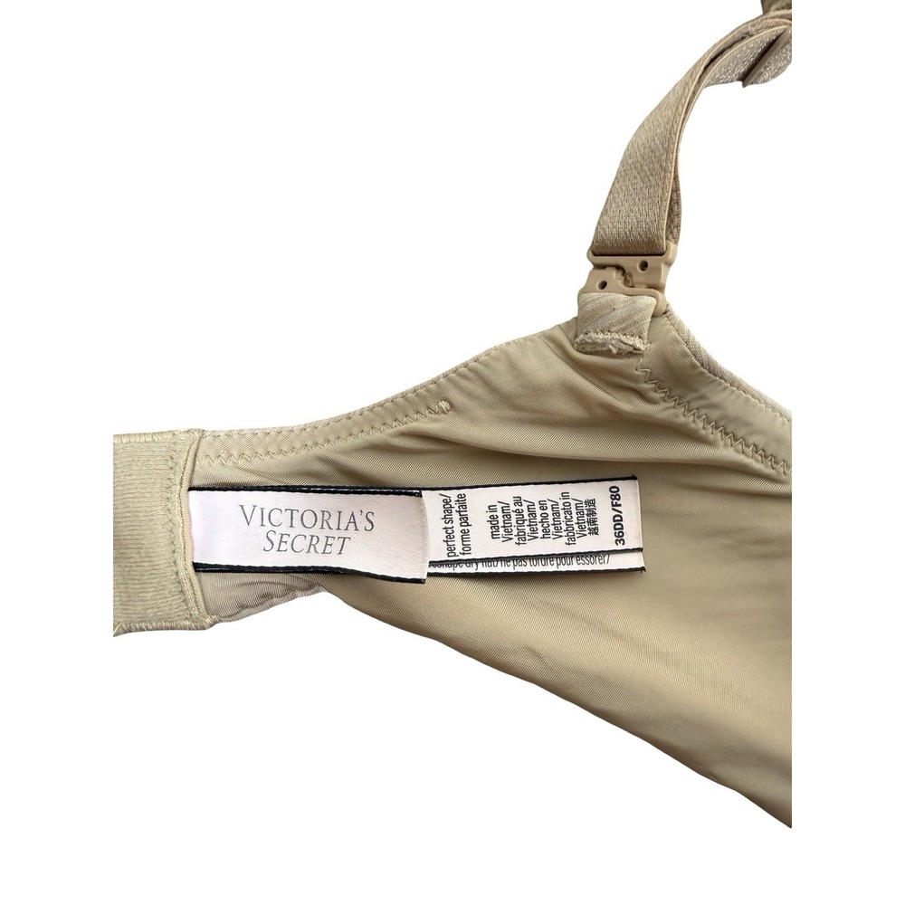 Victoria's Secret Bra Lot of 3 36DD Push Up Full Coverage Nude Blue Bundle - Picture 5 of 10